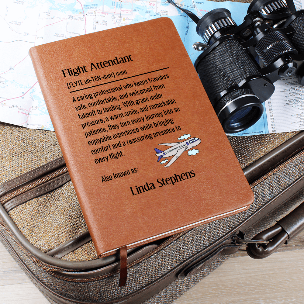 Personalized Flight Attendant Journal