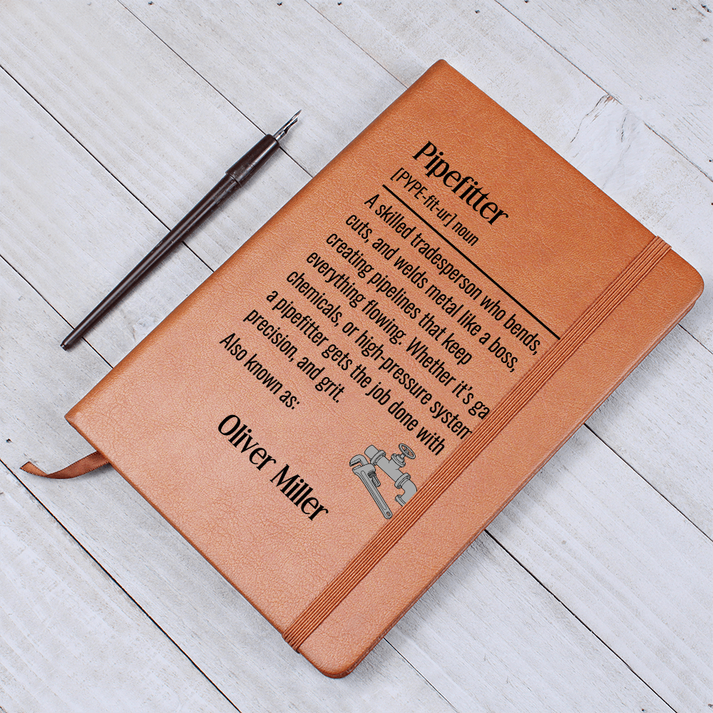 Personalized Pipefitter Journal