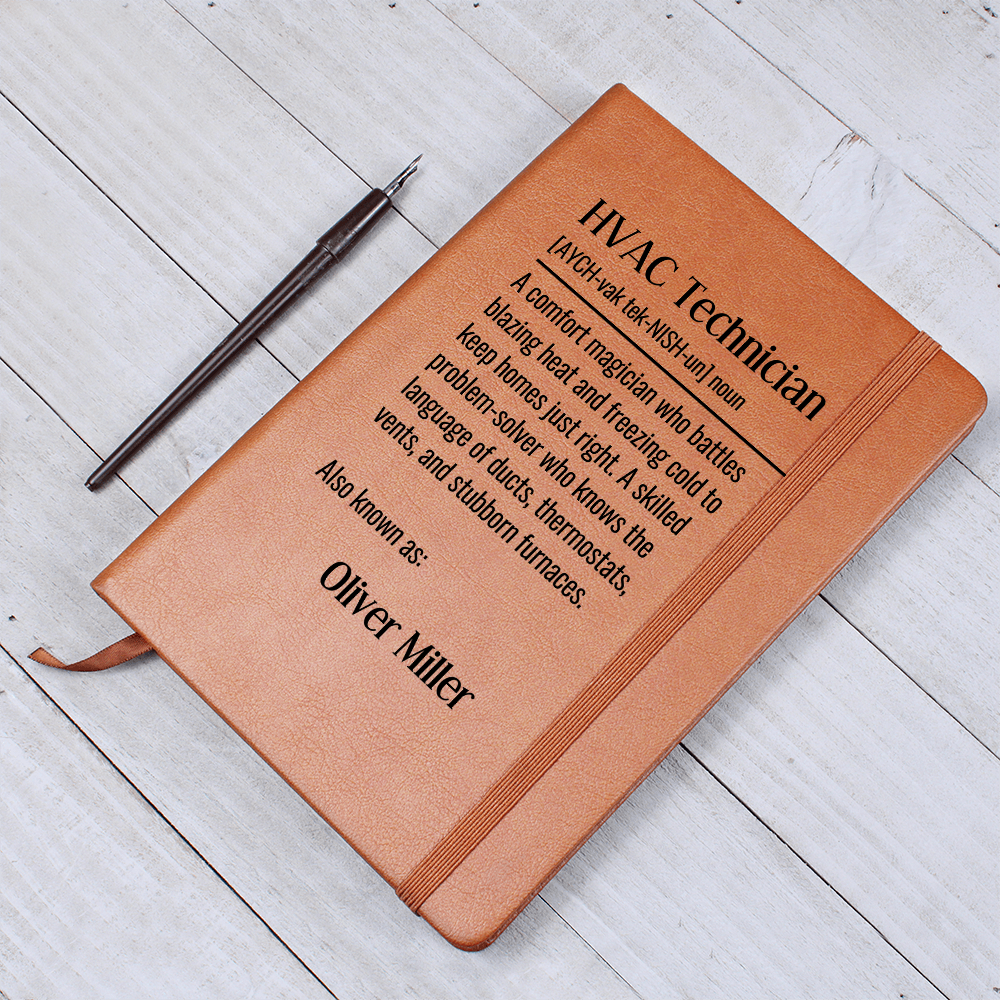 Personalized HVAC Technician Journal