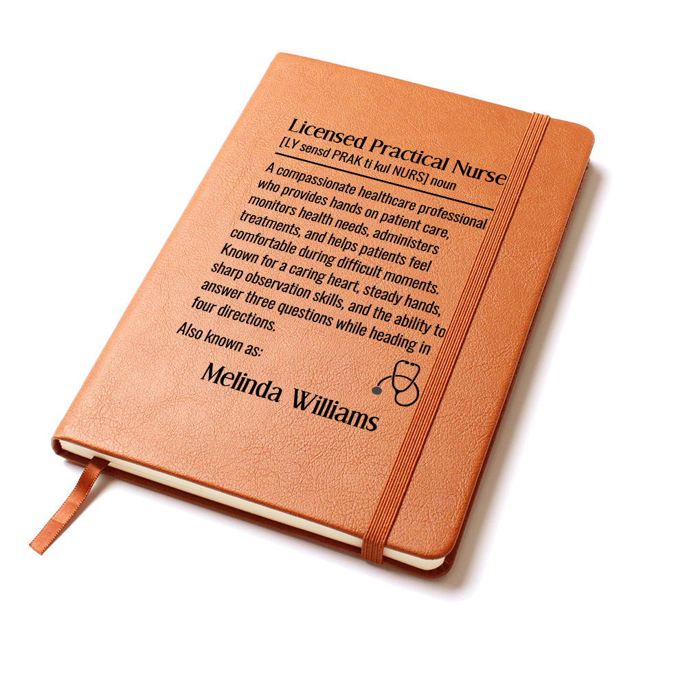 Personalized Licensed Practical Nurse Journal