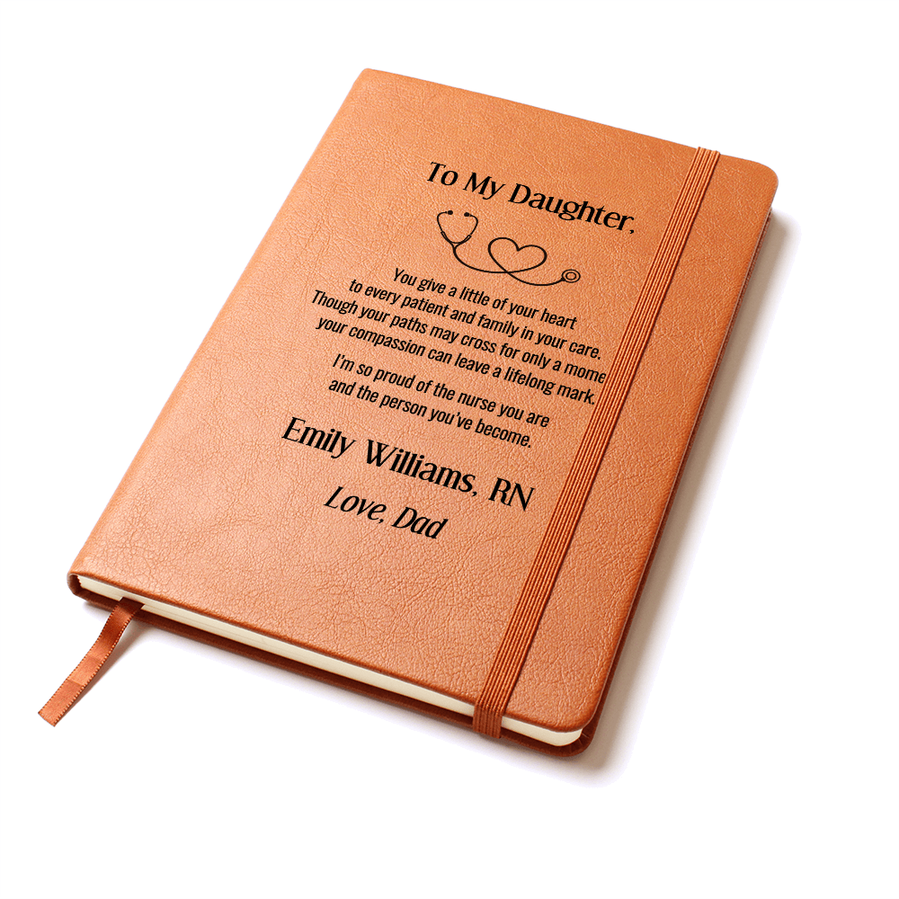 To My Daughter Nurse Journal From Dad