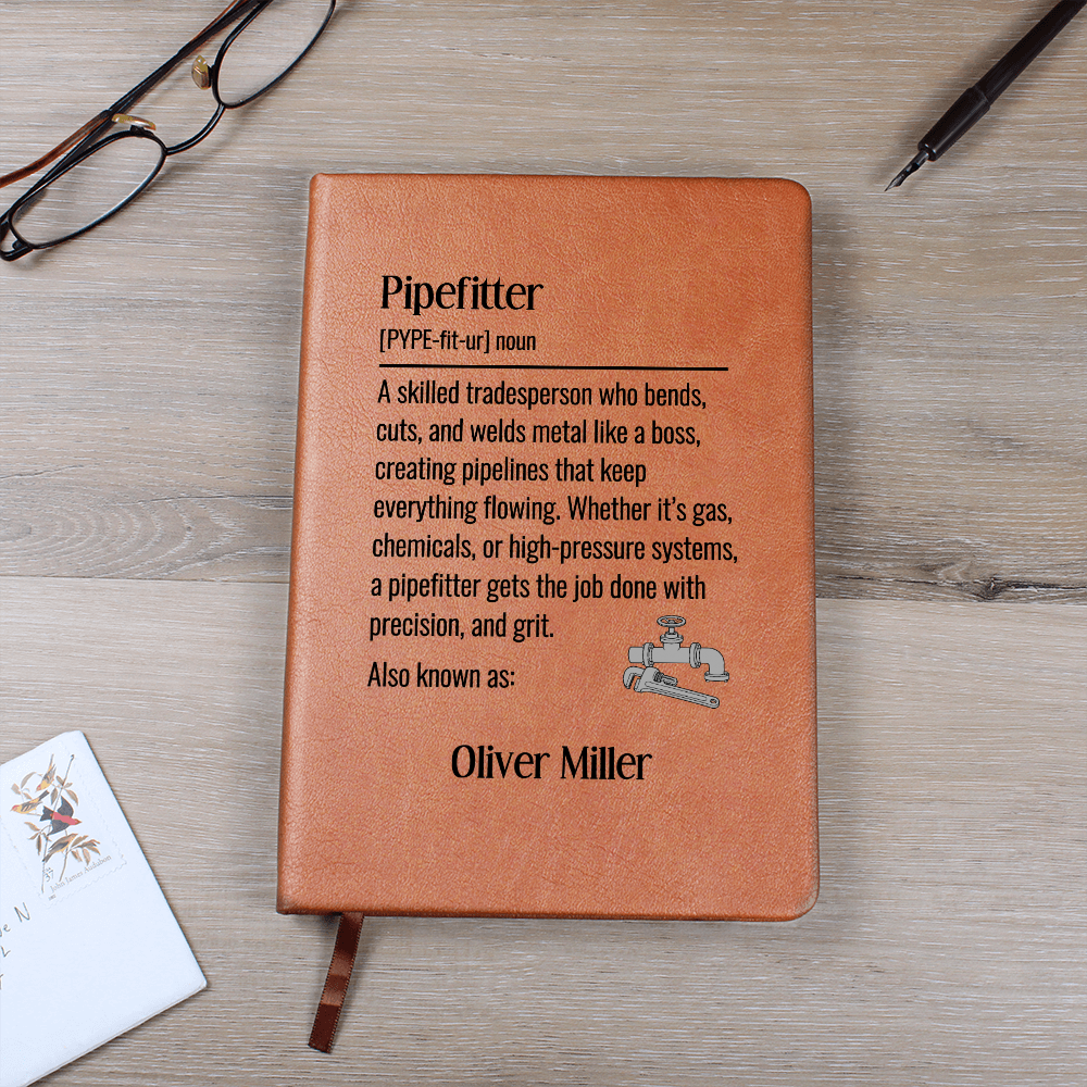 Personalized Pipefitter Journal