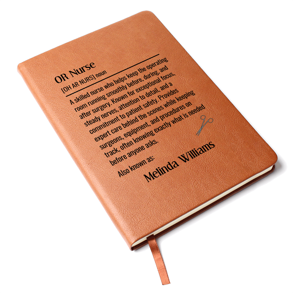 Personalized OR Nurse Journal