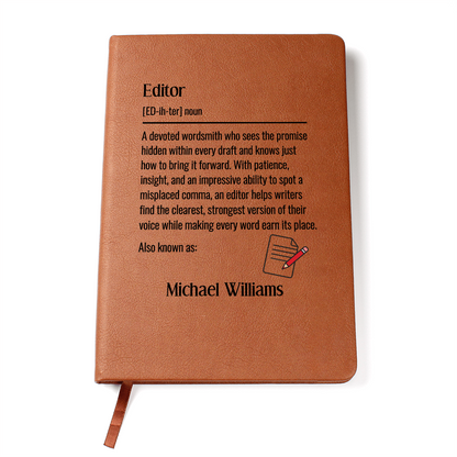 Personalized Editor Journal