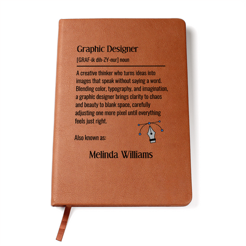 Personalized Graphic Designer Journal