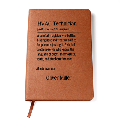 Personalized HVAC Technician Journal