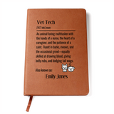 Personalized Vet Tech Journal