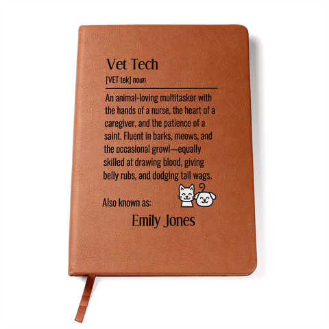 Personalized Vet Tech Journal