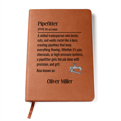 Personalized Pipefitter Journal
