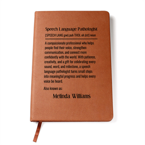 Personalized Speech Language Pathologist Journal