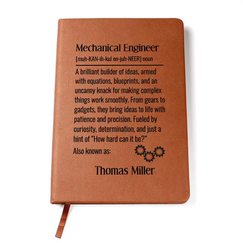 Personalized Mechanical Engineer Journal