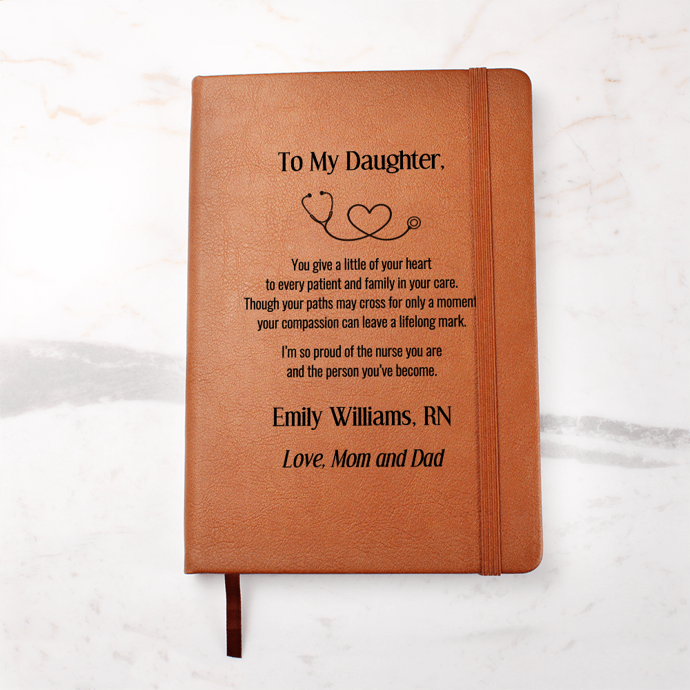 To My Daughter Nurse Journal From Mom and Dad