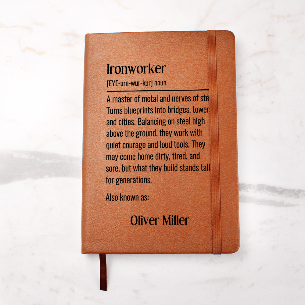 Personalized Ironworker Journal