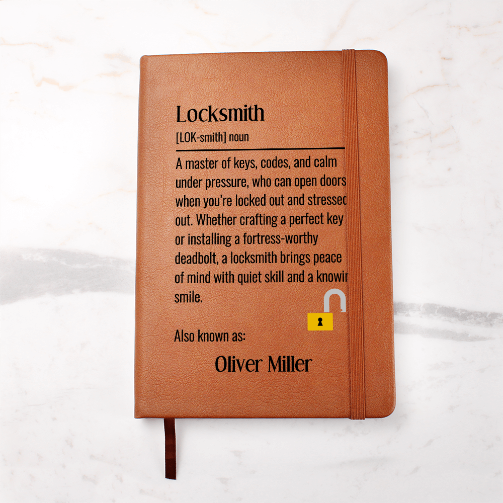 Personalized Locksmith Journal
