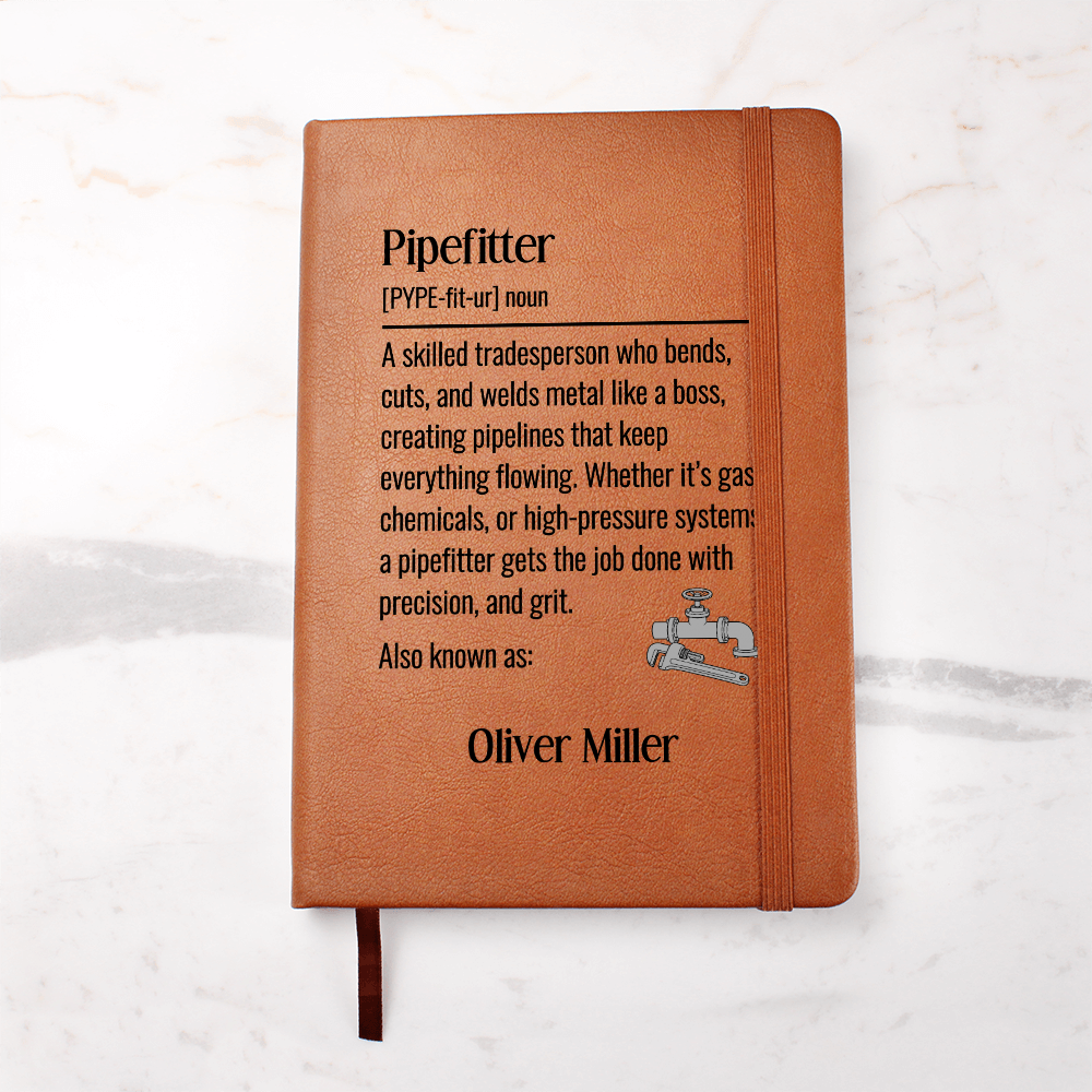 Personalized Pipefitter Journal