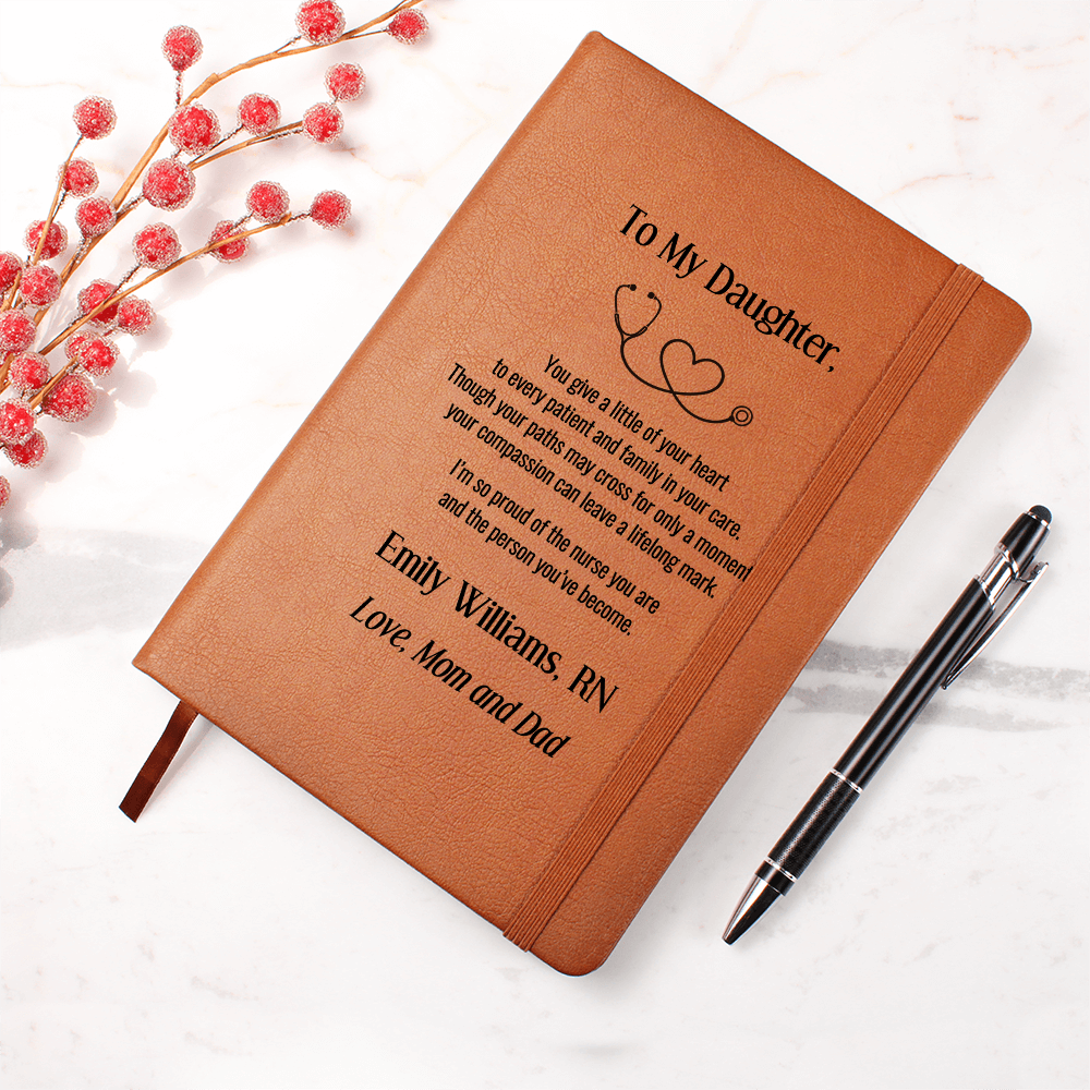 To My Daughter Nurse Journal From Mom and Dad