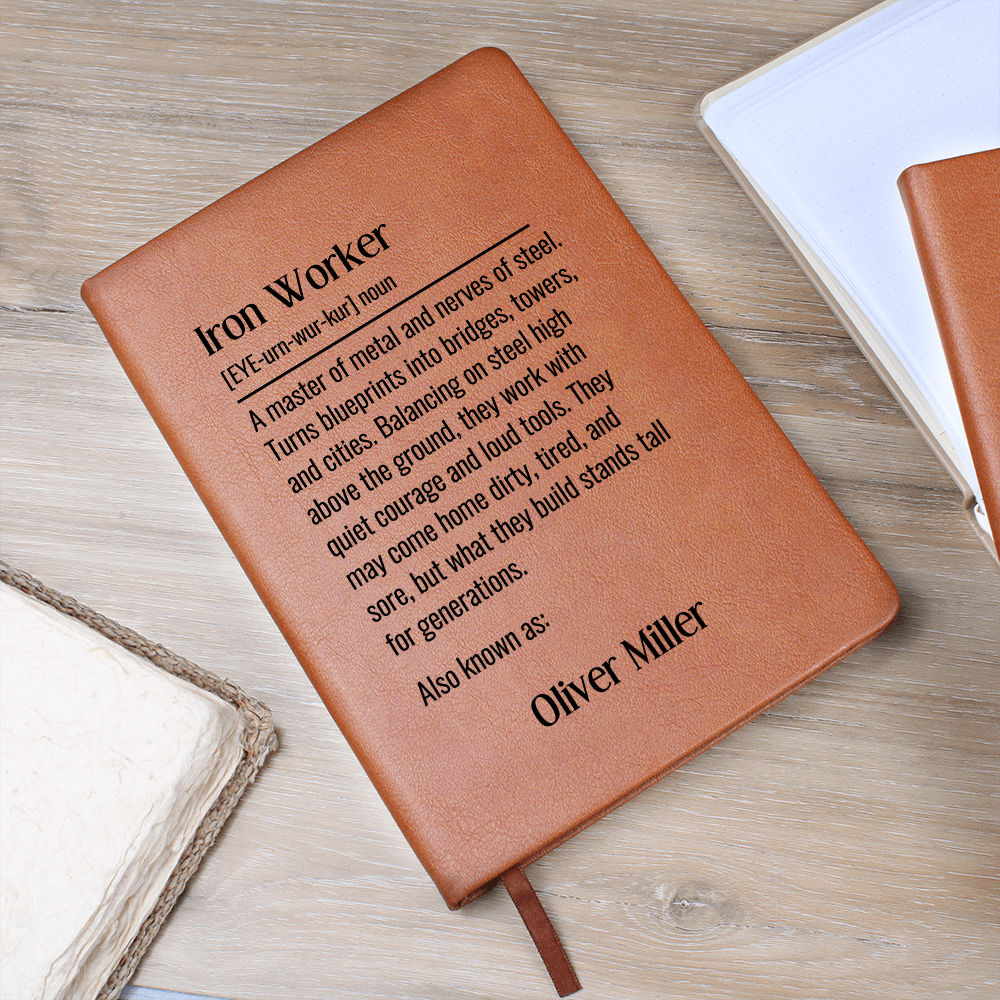 Personalized Iron Worker Journal