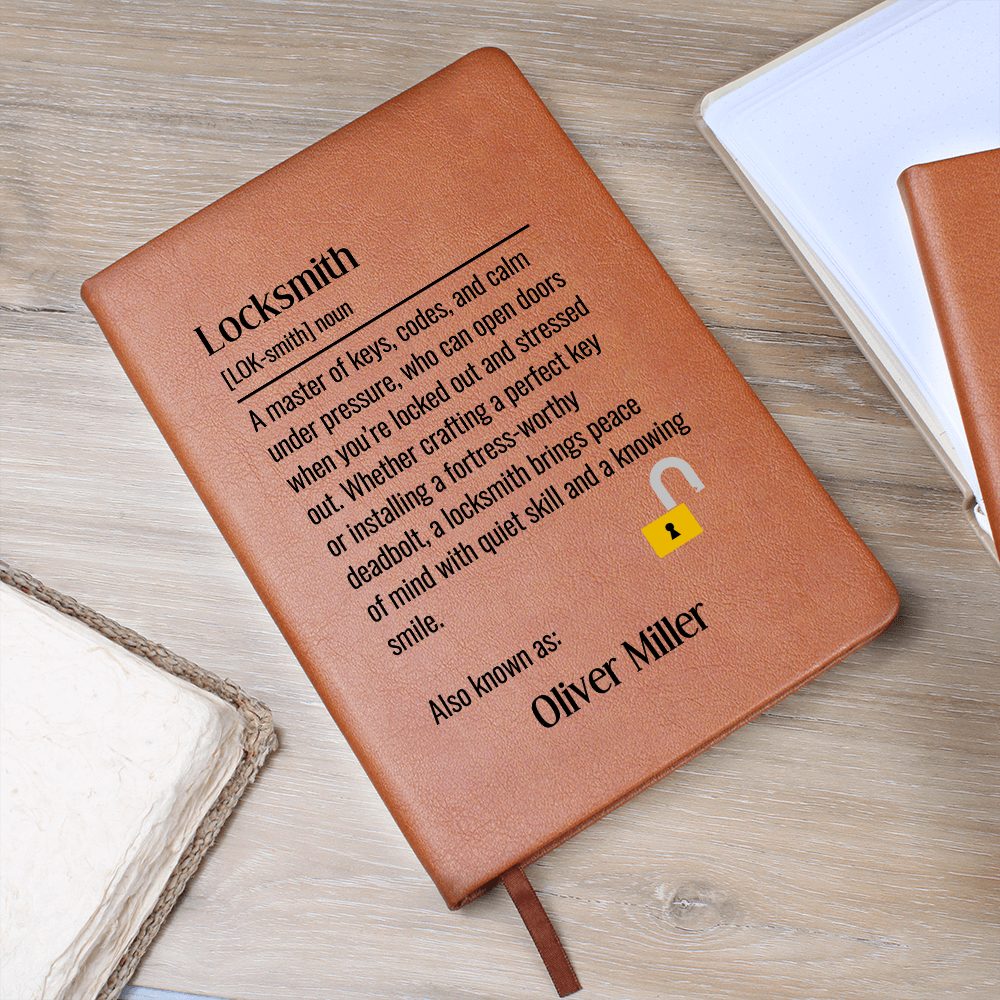 Personalized Locksmith Journal
