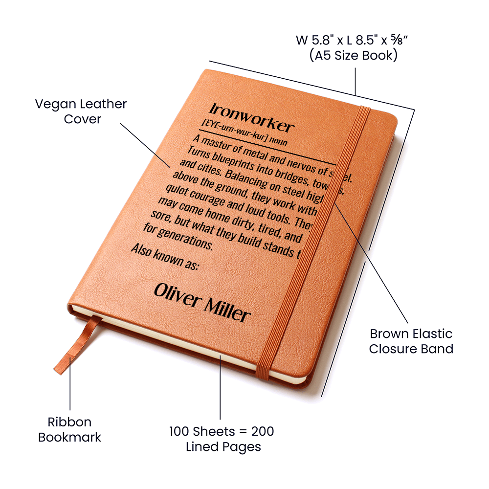 Personalized Ironworker Journal