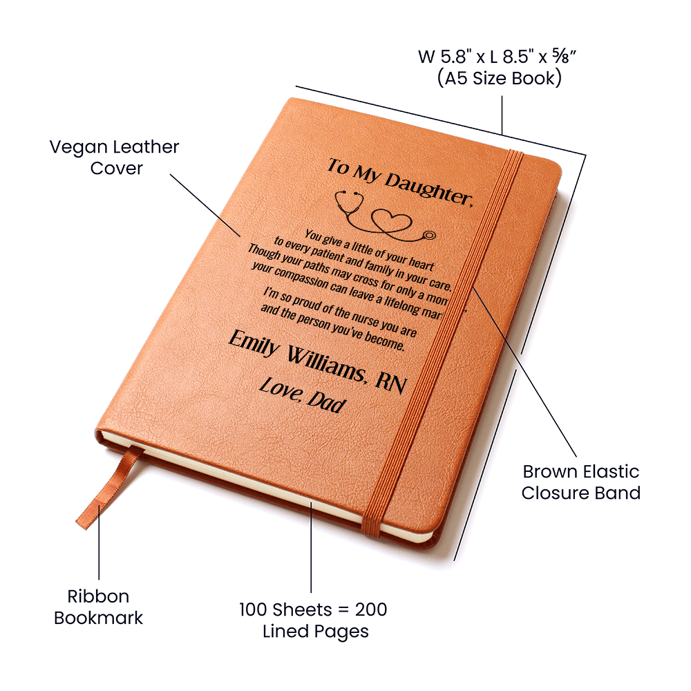 To My Daughter Nurse Journal From Dad