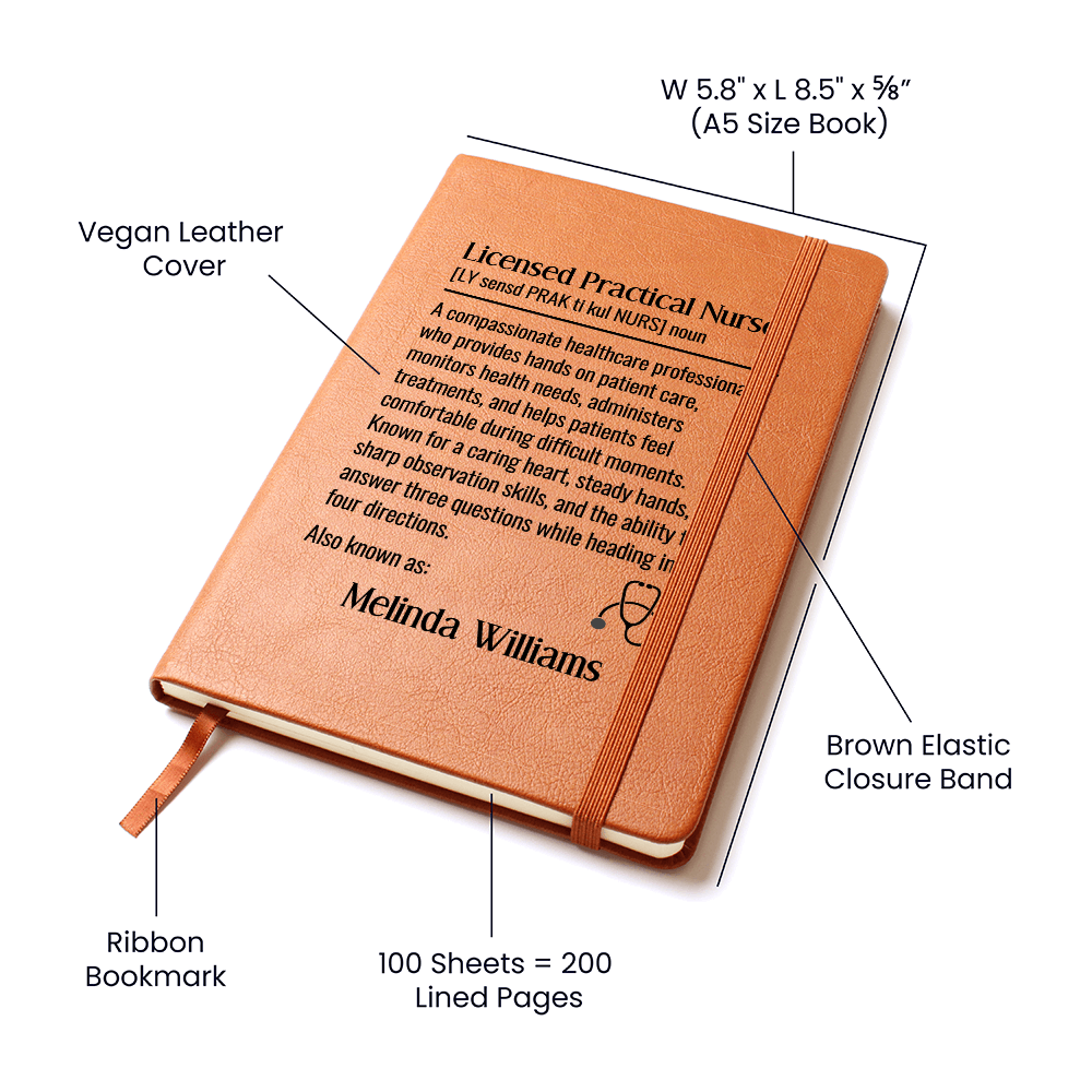 Personalized Licensed Practical Nurse Journal