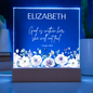 Personalized God Is Within Her She Will Not Fail Psalm 46:5 Lighted Plaque