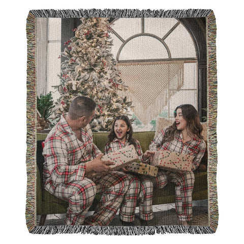 Custom Woven Blanket With Your Photo Or Artwork