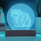 Pallas Cat Engraved Acrylic Lighted Plaque