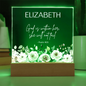 Personalized God Is Within Her She Will Not Fail Psalm 46:5 Lighted Plaque