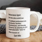 Personalized Insurance Agent Dictionary Definition Mug