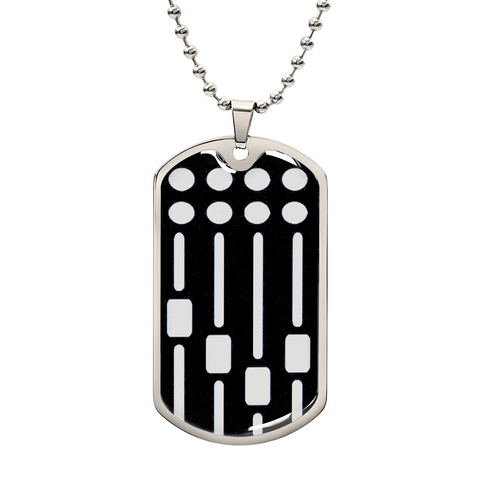 Gift for Audio Engineer Sound Board Dog Tags