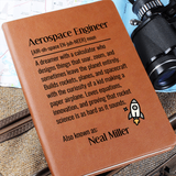 Personalized Aerospace Engineer Journal Gift