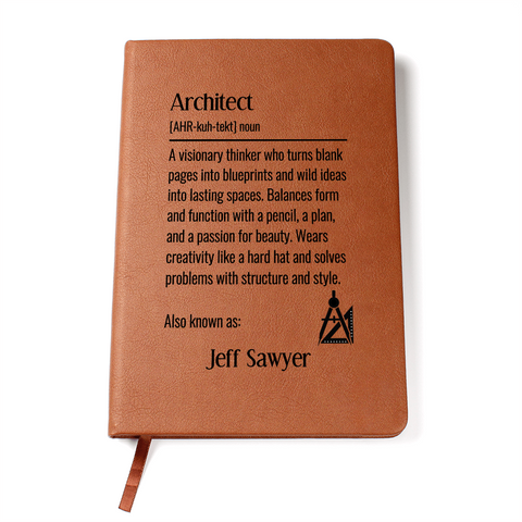 Personalized Architect Definition Name Journal
