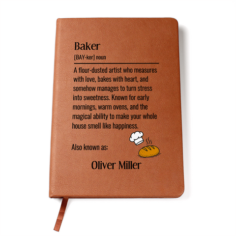 Personalized Baker Definition Journal