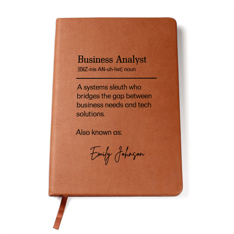 Personalized Business Analyst Journal