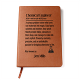 Personalized Chemical Engineer Journal Gift