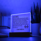 Personalized Civil Engineer Lighted Plaque