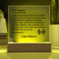 Personalized Civil Engineer Lighted Plaque