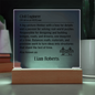 Personalized Civil Engineer Lighted Plaque