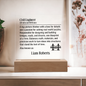 Personalized Civil Engineer Lighted Plaque