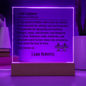 Personalized Civil Engineer Lighted Plaque