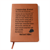 Personalized Construction Worker Journal