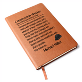 Personalized Construction Worker Journal