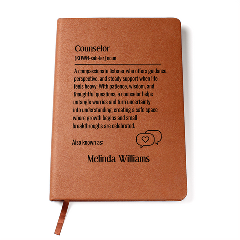 Personalized Journal For A Counselor