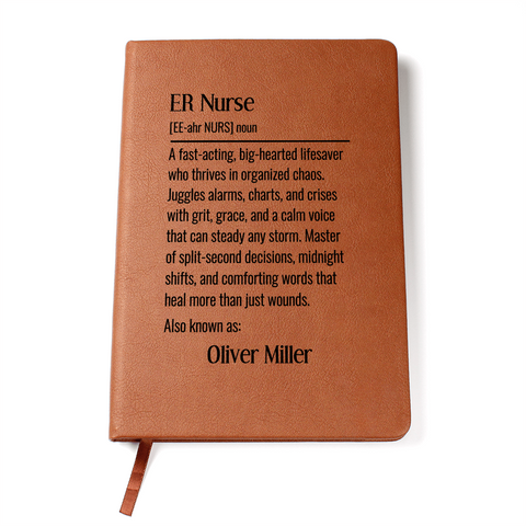 Personalized Journal Emergency Room Nurse Gift