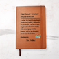 Personalized First Grade Teacher Journal Gift