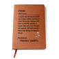 Customized Florist Journal With Name