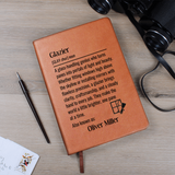 Personalized Glazier Journal Gift