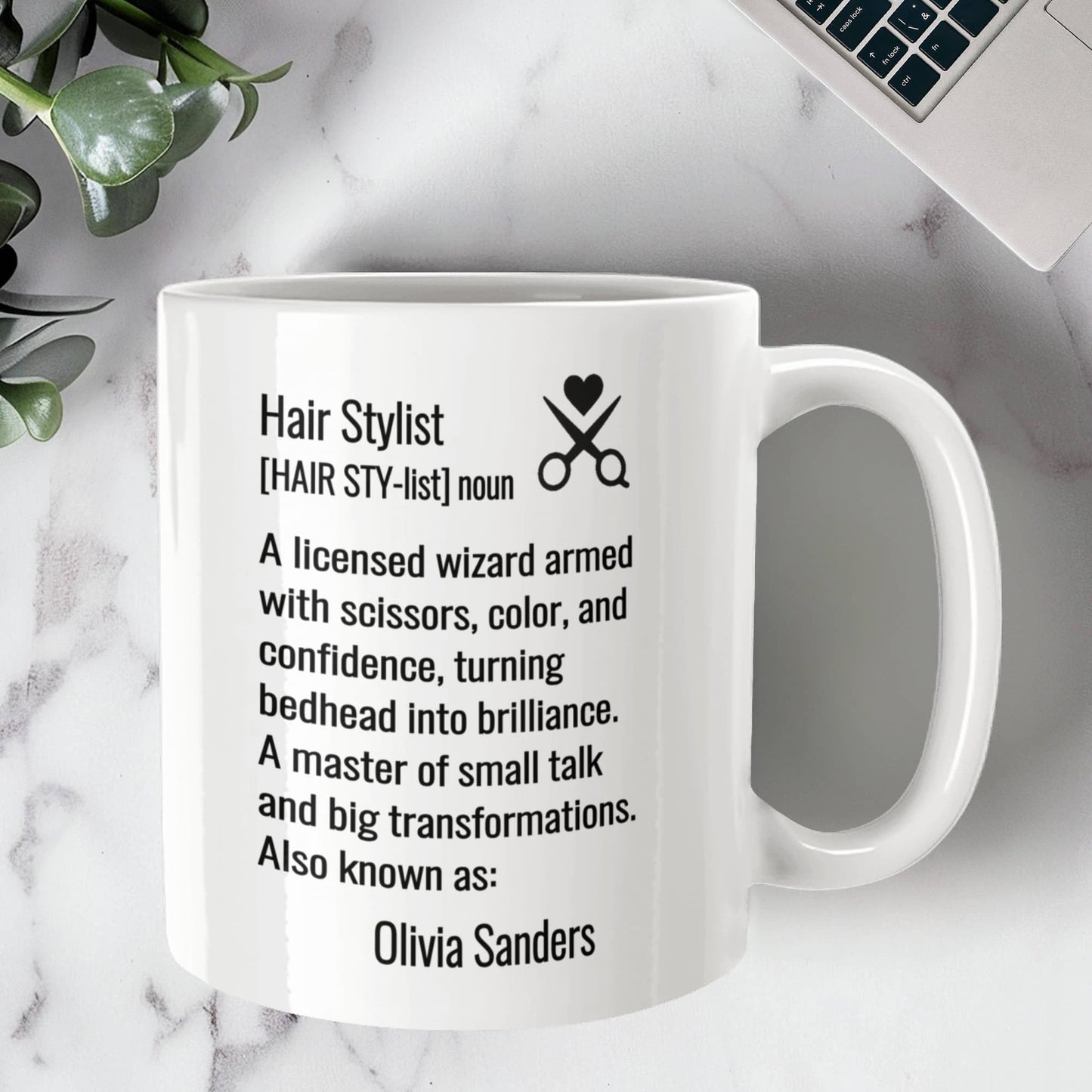 Personalized Hair Stylist Definition Mug Gift
