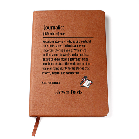 Personalized Journal Gift For A Journalist